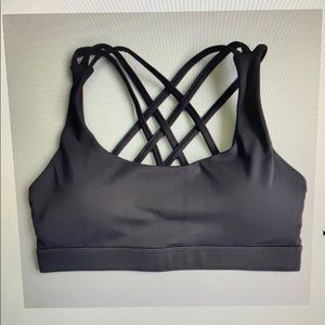 BRAND NEW- Black criss cross sports bra- Nepoagym